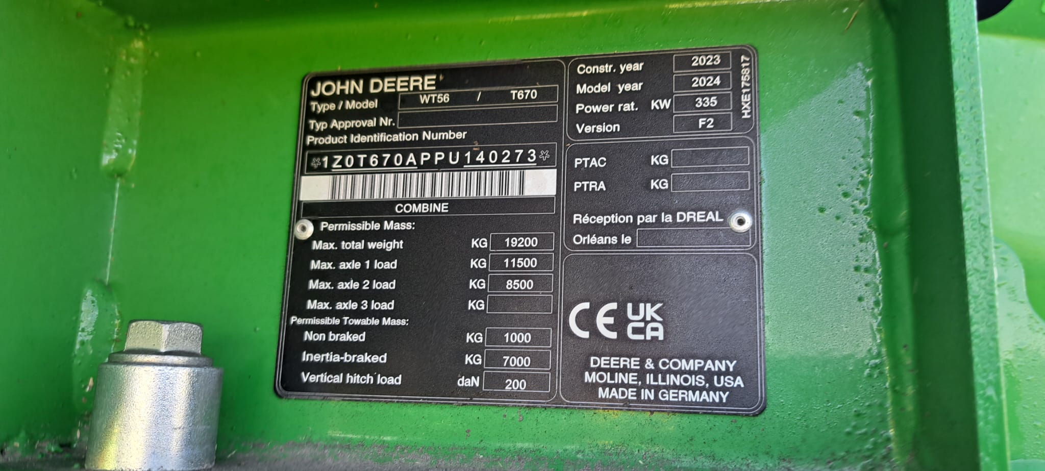 Новый Зерноуборочный комбайн John Deere T670: фото 5