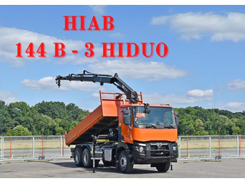 Renault K 430 * HIAB 144 B-3 HIDUO + FUNK / 6x4  в лизинг Renault K 430 * HIAB 144 B-3 HIDUO + FUNK / 6x4: фото 1