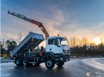 Автоманипулятор, Самосвал MAN 6x6 TGS 26.360 PALFINGER PK 18002 Kipper KRAN: фото 4