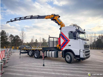 Автоманипулятор, Грузовик бортовой/ Платформа Volvo  FH 16 520 6x2 EFFER 370 Winch Crane Kran: фото 5