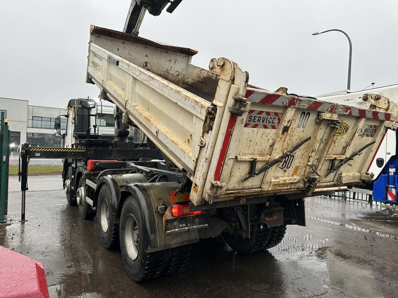 Самосвал, Автоманипулятор Volvo FMX 500 8x4 2-WAY TIPPER + CRANE HIAB X-HIDUO 188 E-3 (5/6 F) - RETARDER - *157.000km* - BORDMATIC - BE TRUCK: фото 6