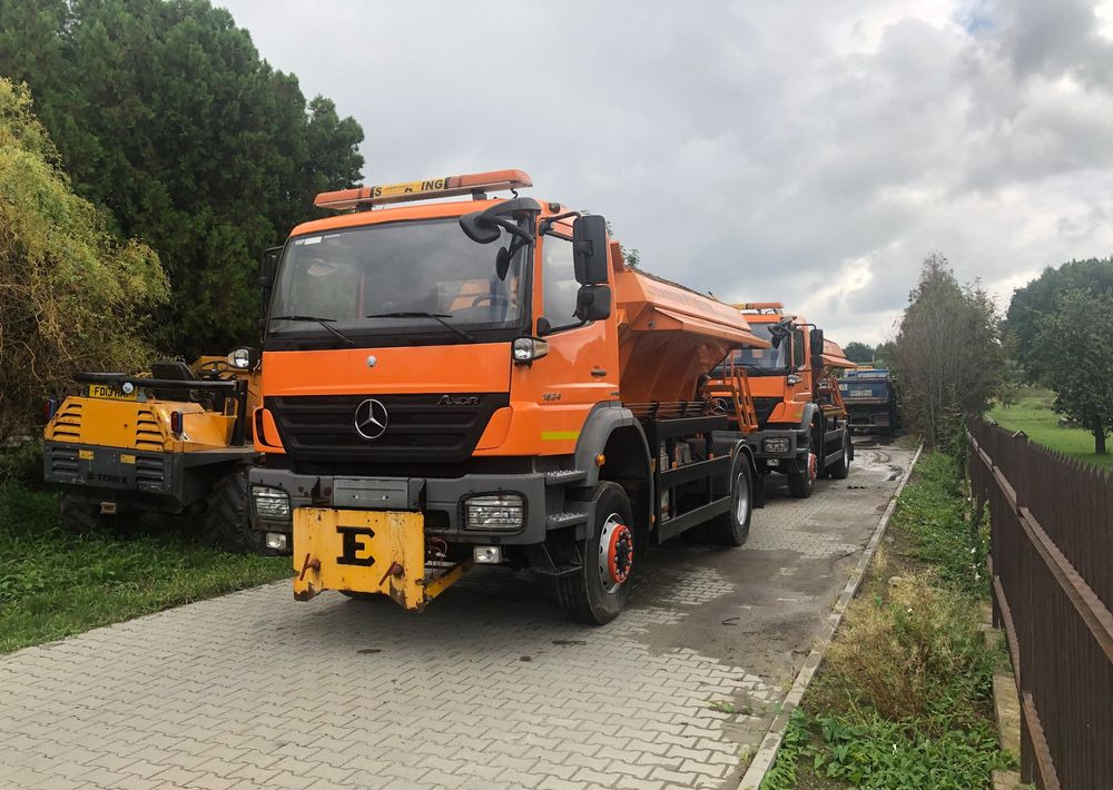 Снегоуборочная машина Mercedes-Benz Axor 1824 4x4 piaskarka solarka econ pług 2011 e5: фото 13