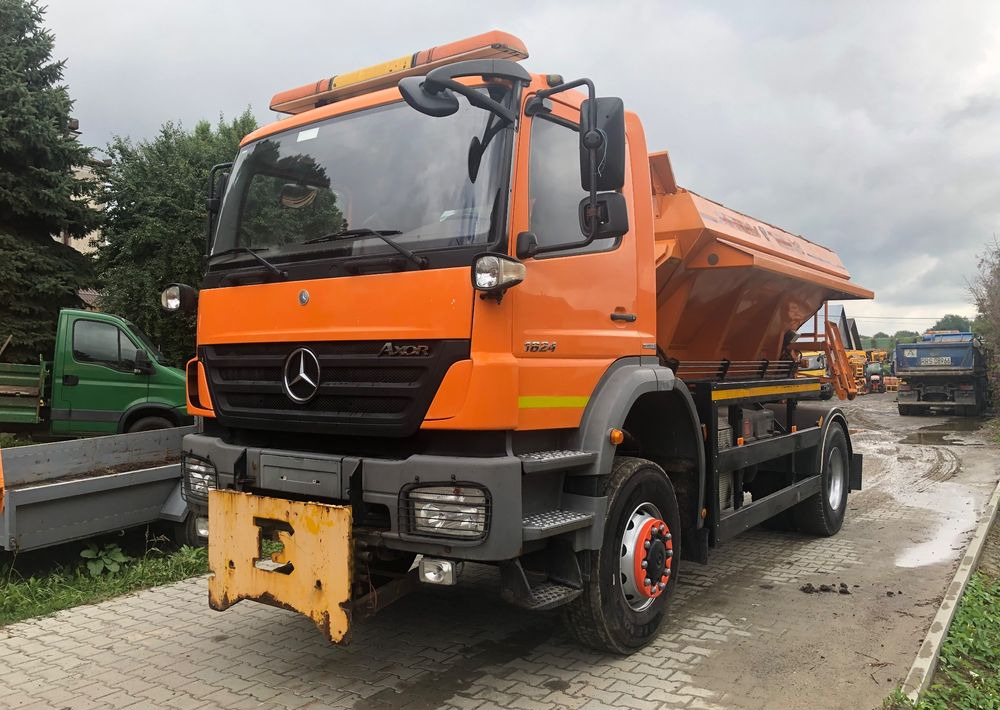 Снегоуборочная машина Mercedes-Benz Axor 1824 4x4 piaskarka solarka econ pług 2011 e5: фото 8