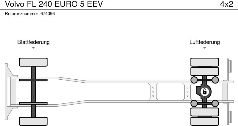 Тентованный грузовик Volvo FL 240 EURO 5 EEV: фото 13