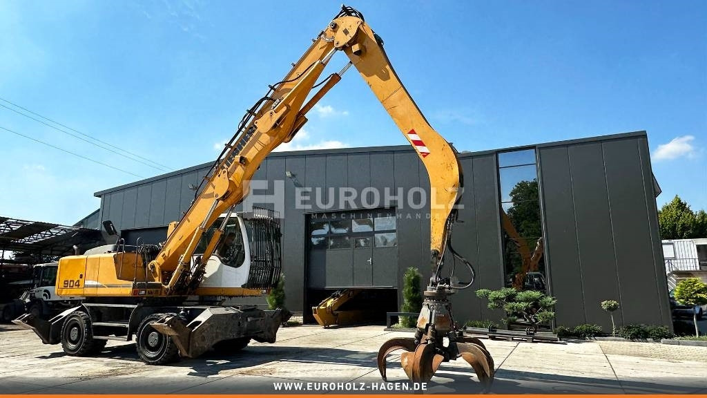 Колёсный экскаватор Liebherr A904C Litronic, Bagger Schrottgreifer Magnetanlage: фото 18