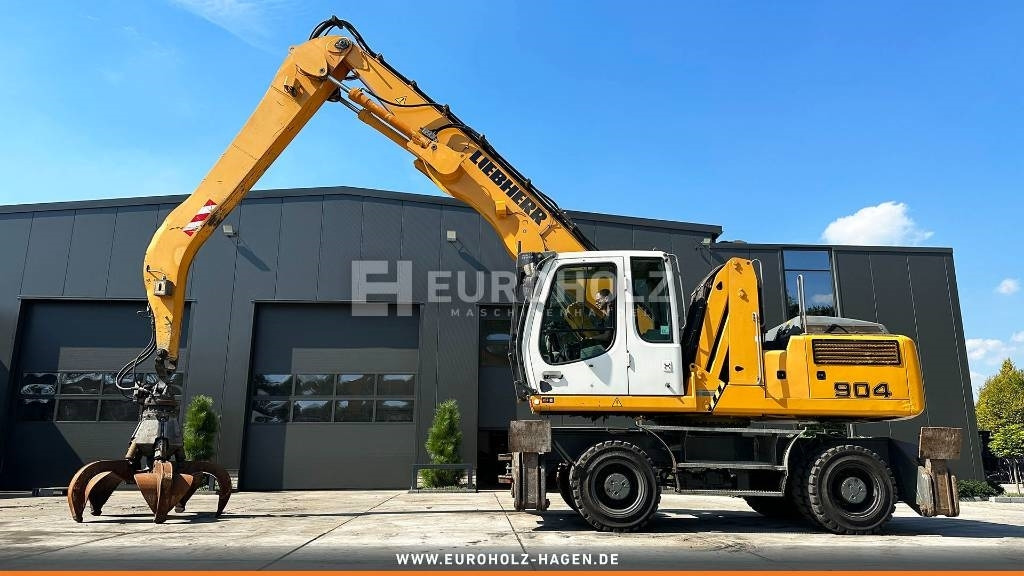 Колёсный экскаватор Liebherr A904C Litronic, Bagger Schrottgreifer Magnetanlage: фото 24