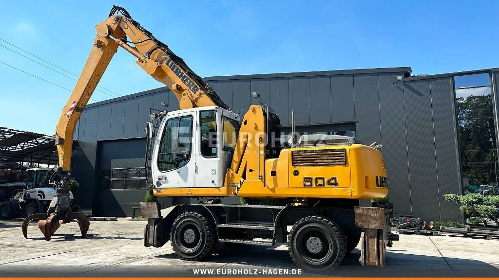 Колёсный экскаватор Liebherr A904C Litronic, Bagger Schrottgreifer Magnetanlage: фото 25