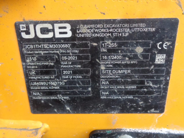 Мини-самосвал JCB 1T: фото 11