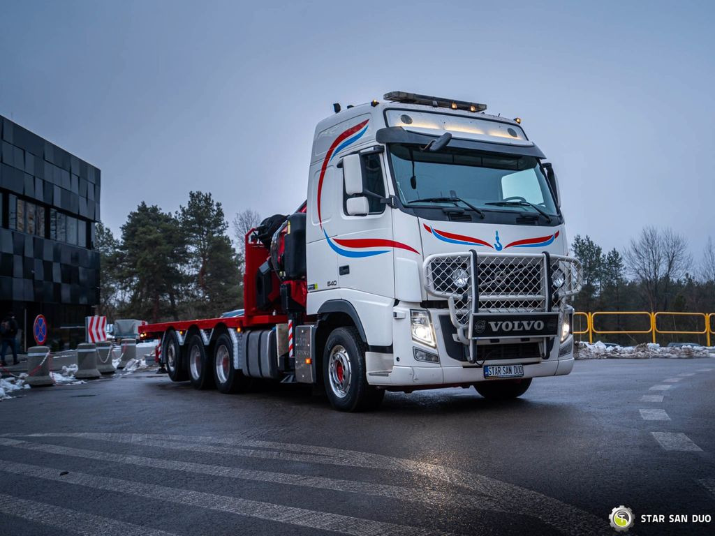 Автоманипулятор, Грузовик бортовой/ Платформа Volvo FH 500 8x4 FASSI F 660 2.28 CRANE WINCH: фото 13