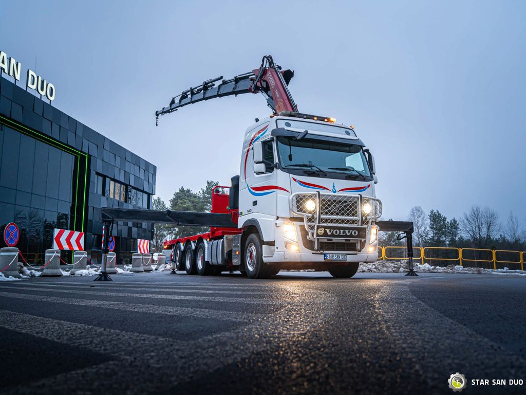 Автоманипулятор, Грузовик бортовой/ Платформа Volvo FH 500 8x4 FASSI F 660 2.28 CRANE WINCH: фото 15