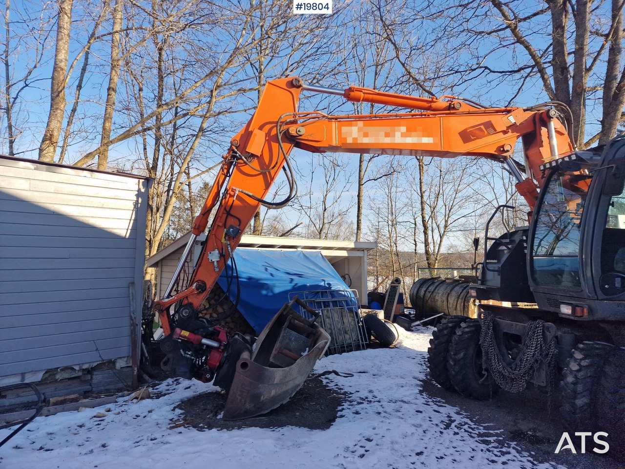 Экскаватор Hitachi Zaxis140W: фото 6