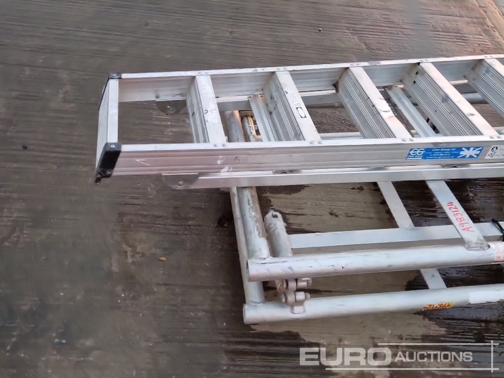 Строительное оборудование 11 Rung Aluminium Step Ladder, Aluminium Pop Up Access Platform (Board Missing): фото 9